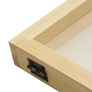 Worown Plastic Paper Making Frame Kit Papermaking Mould  5 x 7 Inch Paper Screen for DIY Paper Making Craft - Details