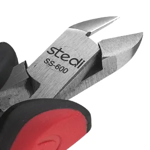 stedi 5-Inch Mini Flush Cutter for Jewelry Making  Clean Cut Precision Wire Cutters  Side Cutting Pliers Ultra Sharp & Powerful for Jewelry  Crafts  DIY  Electronics  Model Making Side Cutting Pliers(red) - flush cutter