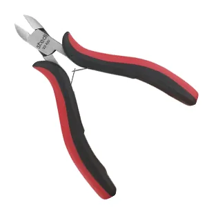 stedi 5-Inch Mini Flush Cutter for Jewelry Making  Clean Cut Precision Wire Cutters  Side Cutting Pliers Ultra Sharp & Powerful for Jewelry  Crafts  DIY  Electronics  Model Making Side Cutting Pliers(red) - wire cutters