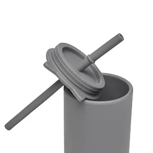 Straw Cups for Toddlers 12M+  Silicone Baby Cup with Straw Non-smell  Silicone Straw Cup 5oz. New- Milk - silicone training cup with straw