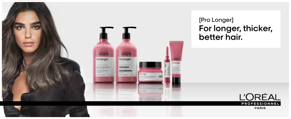L'Oreal Professionnel Pro Longer Thickening Conditioner | Reduces Breakage & Appearance of Split Ends| Adds Volume & Shine | For Thin & Fine Hair Types | 16.9 Fl. Oz. - Pro Longer for longer, thicker, better hair