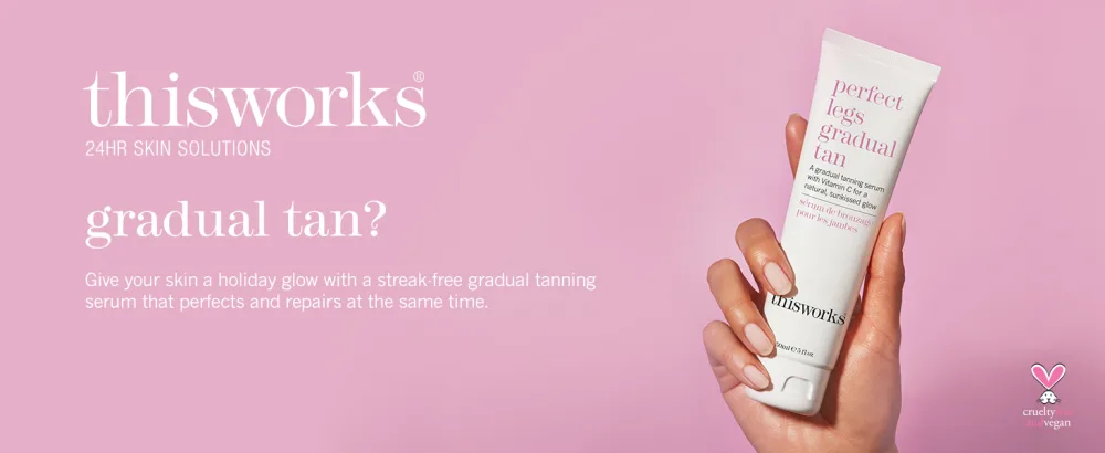 This Works Perfect Legs Gradual Tan  Self Tanner with Vitamin E & Shea Butter  150ml - thisworks perfect legs gradual tan