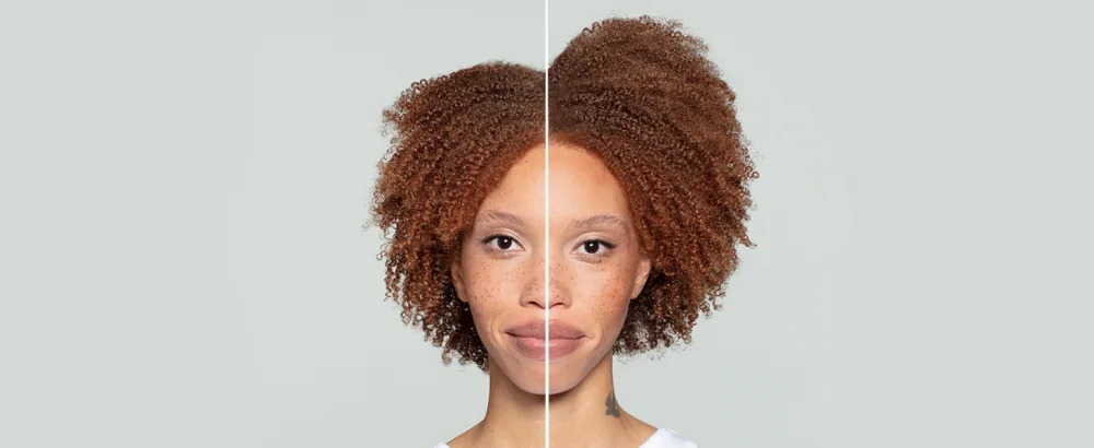 DevaCurl Supreme Defining Gel | Super-Strong Hold | No-Crunch Style | Non-Flaking Formula | Non-Sticky Curl Cast | All Curl Types Supreme Defining Gel | 32 fl oz - Before & After