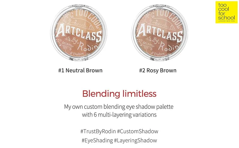 Too Cool for School - Artclass by Rodin Blending Eyes 2 Rosy Brown - Too Cool for School Artclass Blending Eyes 1