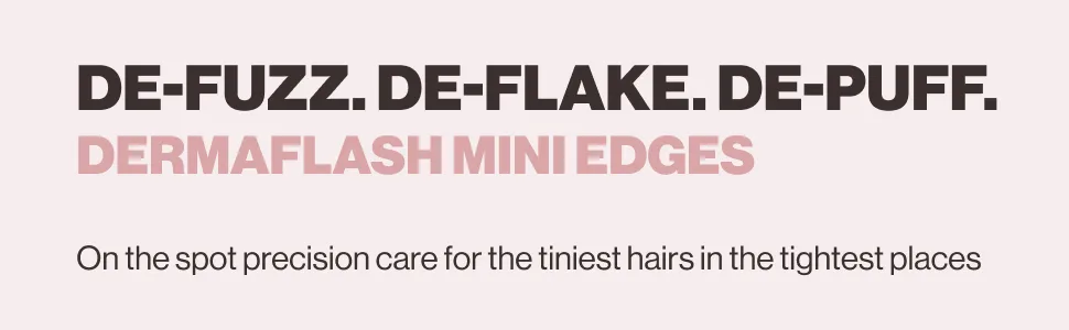 DERMAFLASH Mini Dermaplaning Tool for Precision Peach Fuzz Removal  Blush - dermaflash