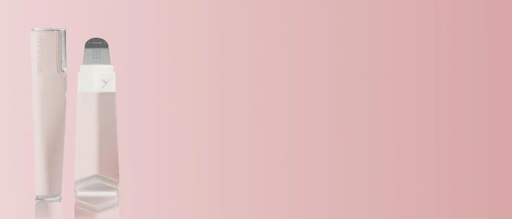 DERMAFLASH Mini Dermaplaning Tool for Precision Peach Fuzz Removal  Blush - women