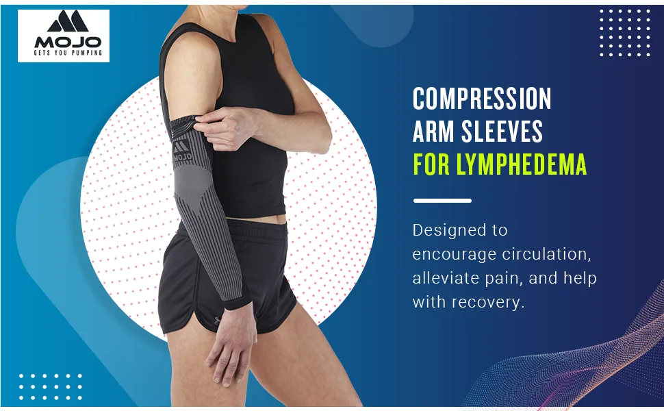 Mojo Compression Socks - Extra Wide Plus Size 5XL - Lymphedema Compression Sleeves For Arms Women & Men 20-30mmHg - Black  XXXXX-Large 5X-Large - Compression Sleeve, Compression Arm sleeve, Sleeve Compression Socks