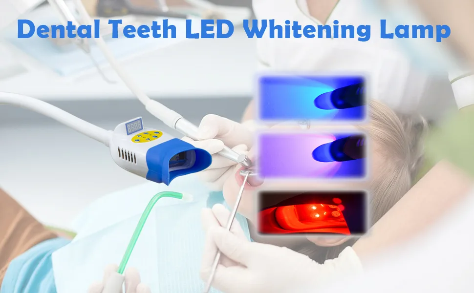 Teeth Whitening Light 36W 10LED Dental Teeth Whitening Blue/Red/Purple LED Light Lamp Bleaching Accelerator with Remote Control - product information 1