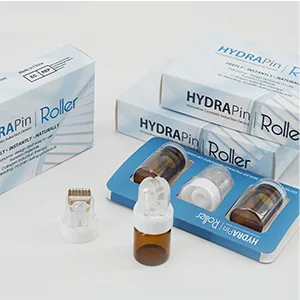 Hydra Roller Microneedle Derma Roller Hydra Stamp Serum Applicator 2 In 1 Kit - Cosmetic Microneedling Tool - Titanium Micro Needle With 2 Empty Ampule Bottles Roller0.5 - product information 7
