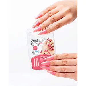 Gelish Soft Gel Nail Tips  110 CT. (Medium Coffin) Gel Tips  Tips For Gel Nails  Nail Tips For Gel Nails - soft gel