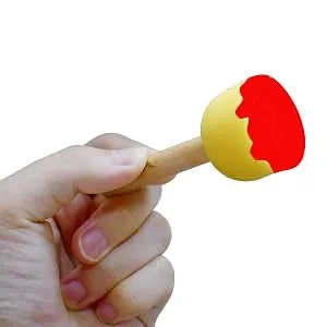 20 pcs Round Sponges Brush Set  4 Sizes Paint Tools for Kids - Round Sponges Brush Set