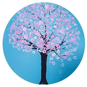 20 pcs Round Sponges Brush Set  4 Sizes Paint Tools for Kids - Round Sponges Brush Set