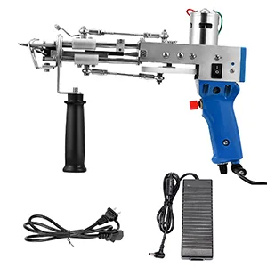 Rug Tufting Gun Cut Pile Rug Tufting Gun Electric Carpet Making Machine Handmade for Gift(Blue) - product information 4