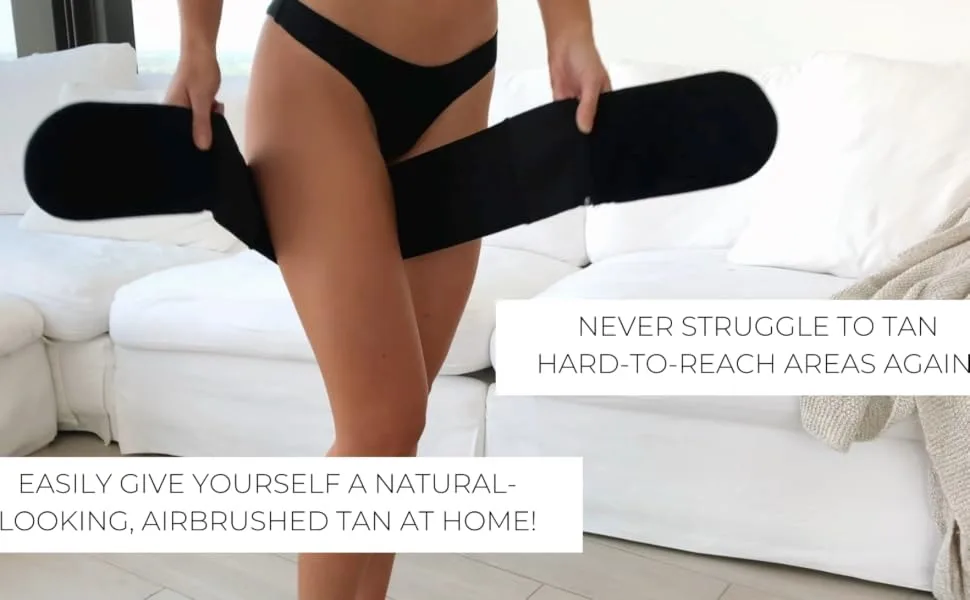 TANDAY Back & Body Self-Tanning Mitt | Washable & Reusable Lotion Applicator - back leg tanner
