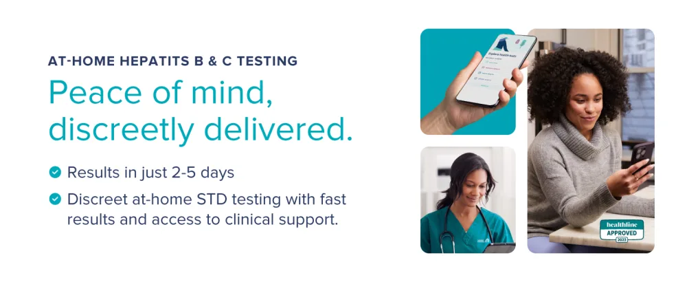 LetsGetChecked - at-Home Hepatitis B&C Test | 100% Private and Secure | Free Delivery & Sample-Return | CLIA-Certified Labs | Accurate & Fast Online Results in 2-5 Days  - home hepatitis test at hep b c kit a liver every well everlywell letsgetchecked hiv comprehensive