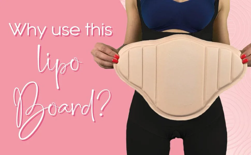 All About Shapewear Lipo board post surgery prevents Inflammation | Ab board post surgery liposuction | Tabla abdominal Black - Why use this Lipo board