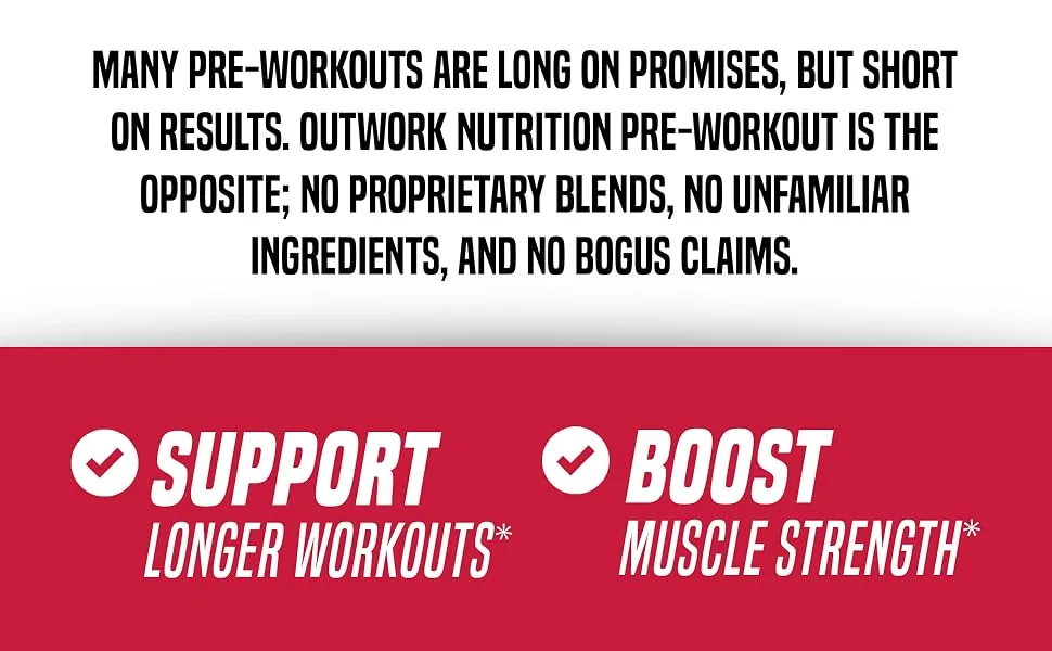 Outwork Nutrition Pre-Workout Supplement with Nootropics - Energy & Mental Focus for Better Workouts - Backed by Science (Rocket Pop  226 Grams) - outwork nutrition layne norton preworkout pre workout shakes supplements