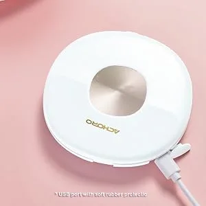 ACHORO Makeup Mirror Multi-Functional Suitable for Wallet Pouch - 3X Magnifying with Light - Premium Quality Led  Dimmable  Compact & Rechargeable - Portable Travel Lighted Beauty Makeup Mirror - portable makeup mirror