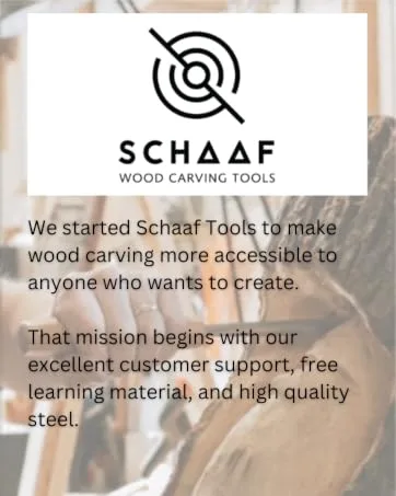 Schaaf Tools 4-Piece Wood Chisel Set | Finely Crafted Woodworking Hand Tools | Durable Cr-V Steel Bevel Edged Blade  Tempered to 60HRc | Tool Roll Included - Mission Statement