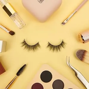 Arison 3D Mink Lashes Natural Wispy False Lashes Fake Mink Eyelashes Fluffy 3D Long Real Lashes Bulk for Women Makeup B12 - product information 3
