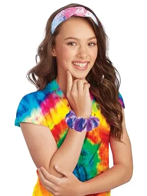 Shimmer 'n Sparkle Deluxe Tie Dye Studio with Hair Scrunchy and Bandana by CRA-Z-Art - deluxe tie dye