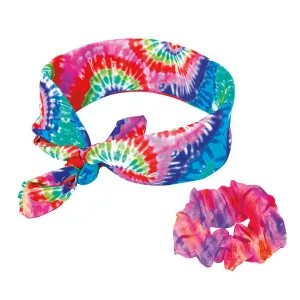 Shimmer 'n Sparkle Deluxe Tie Dye Studio with Hair Scrunchy and Bandana by CRA-Z-Art - tie dye