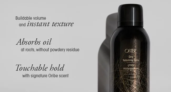 Oribe Dry Texturizing Spray for Unisex Style & Refresh Holiday Set - instant texture, touchable hold, absorbs oil