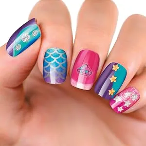 Shimmer'n Sparkle Ultimate Glitter Nail Designer Kit with Polish  Glitter  Gems and Stickers by CRA-Z-Art - ultimate glitter nail set