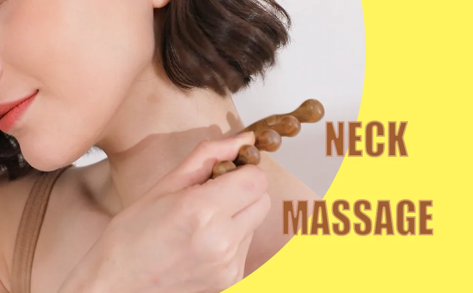 Moreinday Massage Comb Gift for Women Scalp Massager Comb Hand Made Sandalwood Comb 02 Lucky - neck Massager