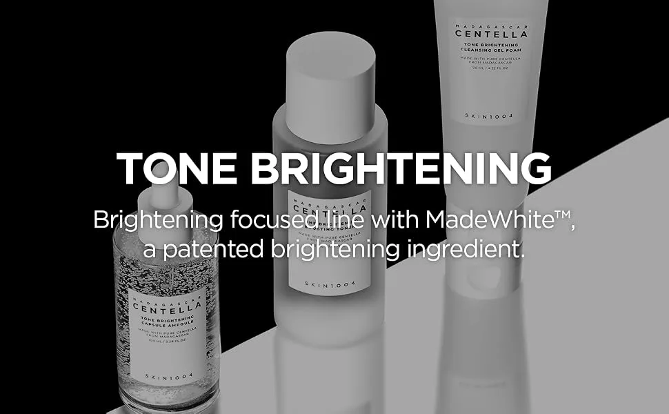 SKIN1004 Madagascar Centella Tone Brightening Capsule Ampoule 3.38 fl.oz(100ml) | Calming Moisturizing Brightening | Sensitive Skin - MILDLY ACIDIC, WATERY TEXTURE