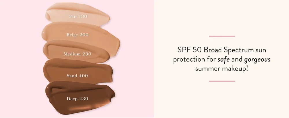 LAURA GELLER NEW YORK Better Than Bare Tinted Moisturizer - Fair 130 - Broad Spectrum SPF 50 - Buildable Light to Medium Coverage - Satin Finish - Better Than Bare