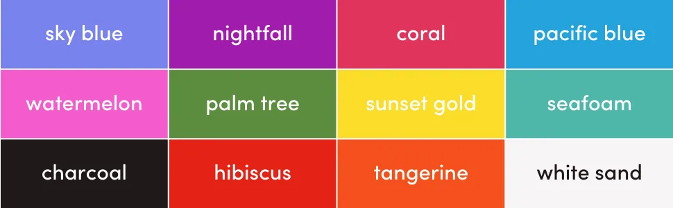 Narrative Cosmetics Tropical Sunset Eyeshadow Palette  12 Highly Pigmented Colors  Professional Talc-Free Eye Makeup - Tropical Sunset Eyeshadow Palette Swatches, 12 Highly Pigmented Colors, Talc-Free Makeup