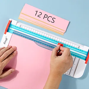 Ecraft Paper Cutter Trimmer with Vinyl Weeding Tool Set Weeder/Scraper/Spatula/Tweezers/Scissors Basic Tools Kit for Scrapbooking Lable Cardstock Coupon Letter DIY Art Crafting Cutting Splicing - Paper Cutter Trimmer
