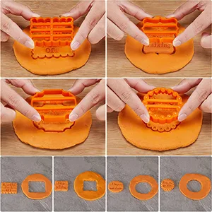 Cookie Molds with Good Wishes  Funny Cookie Cutters   Cookie Cutter Sets for Baking Different Shapes Baking Diy Cookie Suitable for Kitchen DIY Can Be Used by Both Men and Women - Easy to use