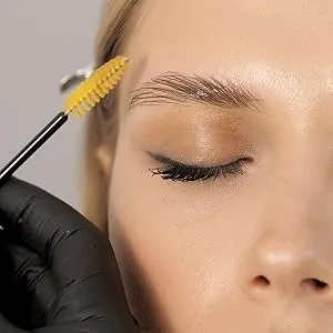 MIYA LASH | Brow Lamination Kit | Professional Eyebrow Lamination with Keratin | DIY Eyebrow Lift Kit | Fuller  Thicker Brows for 6 weeks | Easy to Use | Includes Instruction  Treatment Tools & Brushes - brow lamination result