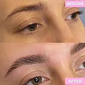 MIYA LASH | Brow Lamination Kit | Professional Eyebrow Lamination with Keratin | DIY Eyebrow Lift Kit | Fuller  Thicker Brows for 6 weeks | Easy to Use | Includes Instruction  Treatment Tools & Brushes - brow lamination treatment on ladies