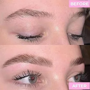 MIYA LASH | Brow Lamination Kit | Professional Eyebrow Lamination with Keratin | DIY Eyebrow Lift Kit | Fuller  Thicker Brows for 6 weeks | Easy to Use | Includes Instruction  Treatment Tools & Brushes - Eyebrow Lift brow per kit perfect brows miya lash brow lamination kit