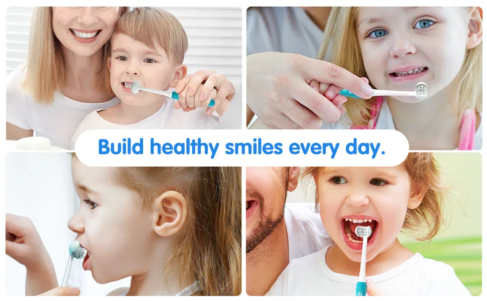 RAZOKO 3 Sided Toothbrush Kids Triple-Angle Training Toothbrush for Toddler Oral Care Great Angle Bristles Clean Each Tooth  Soft and Gentle - product information 8