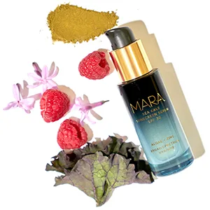 MARA - Natural Algae + Zinc Sea Kale Sunscreen Serum SPF 30 | Clean  Non-Toxic  Plant-Based Skin Care - mara
