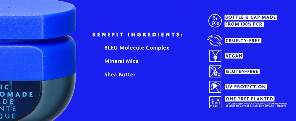 R+Co BLEU Elastic Styling Pomade | Effortless Separation + Piecey Texture + Structure | Vegan  Sustainable + Cruelty-Free | 1.7 Oz - elastic styling pomade key ingredients