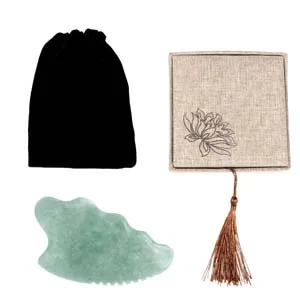 Gua Sha Facial Tools Jade Gua Sha Massage Tool Comb Edge Guasha Tool for Face  Gua Sha Stones for Body Muscle Relaxing Acupuncture Therapy  - gua sha real jade gua sha board gua sha massage tool set bian stone gua sha tools