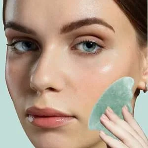 Gua Sha Facial Tools Jade Gua Sha Massage Tool Comb Edge Guasha Tool for Face  Gua Sha Stones for Body Muscle Relaxing Acupuncture Therapy  - gua sha stone jade gua sha gua sha jade gua sha set jade roller gua sha set gua sha oil guasha