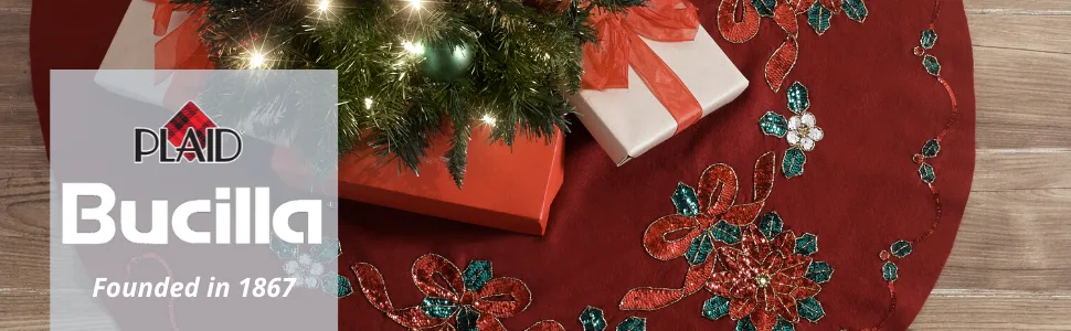 Bucilla Felt Stocking KIT TR  The Perfect Tree - Bucilla