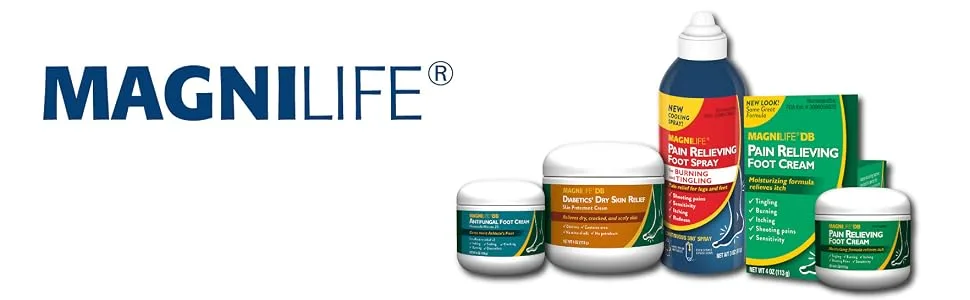 MagniLife DB Foot Cream for Dry  Cracked  Itchy  Sensitive Skin (8 oz) 8oz Tube - pain