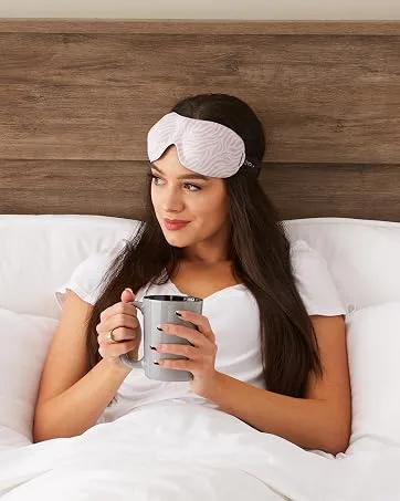 Bucky 40 Blinks No Pressure Solid Eye Mask for Sleep & Travel  Green  One Size - zebra print 40 blinks eye mask