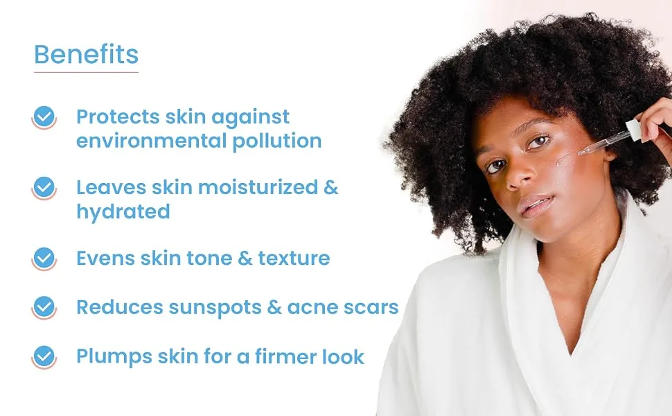 Triple Vitamin C Serum - Anti-Aging Antioxidant Brightening Clinical Grade Clean Skincare - Benefits