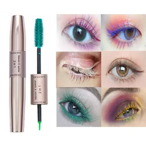 Maydear 2 in 1 Color Mascara  Liquid Eyeliner+Mascara  Longlasting  Smudge-Proof  Voluminous and Charming Mascara  Multiple colors available - Rose - product information 2