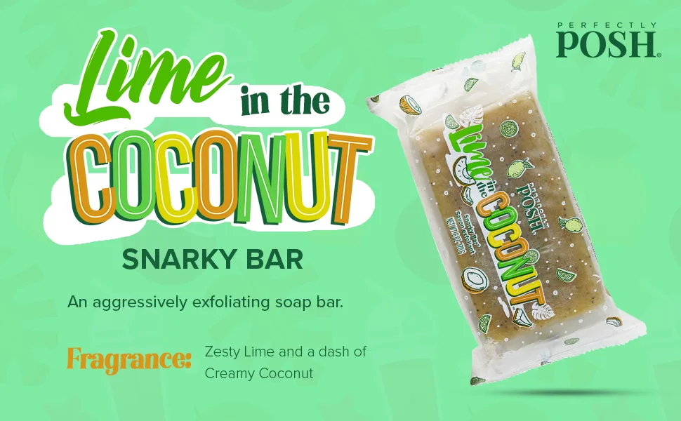 Perfectly Posh Lime in the Coconut Snarky Bar - product information 2
