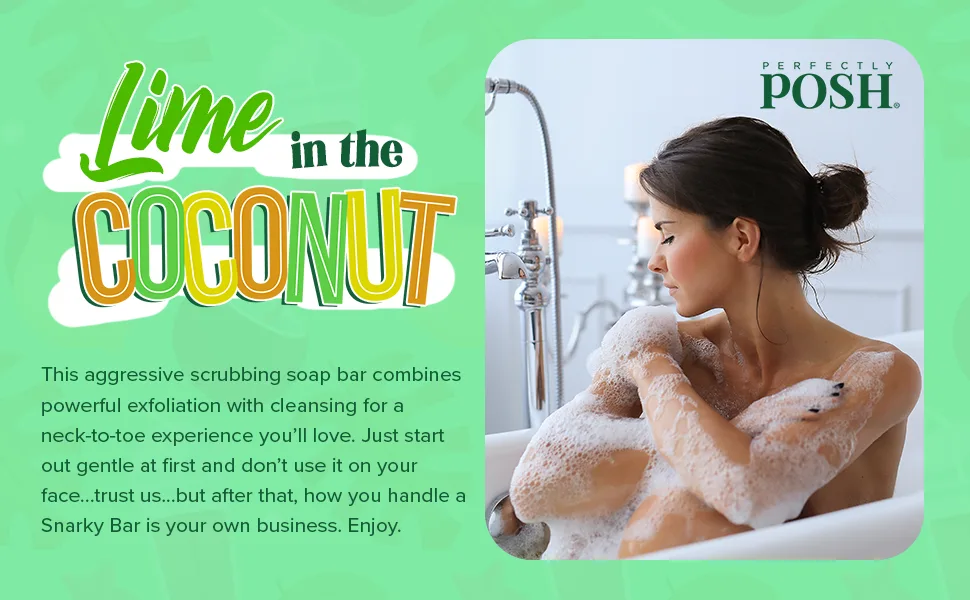 Perfectly Posh Lime in the Coconut Snarky Bar - product information 4