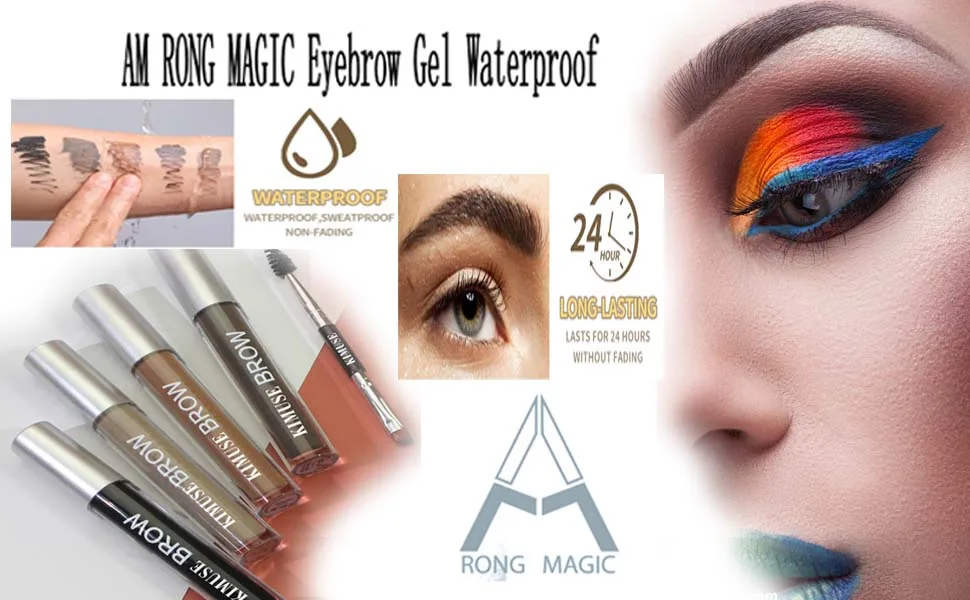 Long Lasting Eyebrow Gel for Waterproof Eyebrow Makeup  Eyebrow Makeup kit (Auburn)   - eyebrows pencil,eyebrow gel,eyebrow tint,eyebrow makeup,waterproof eyebrow pencil,makeup kit,